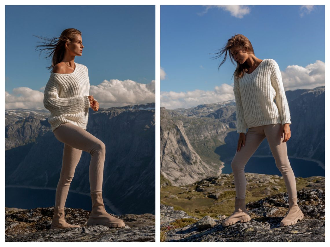 Prążkowane legginsy damskie na zimę - sprawdź nowe modele!