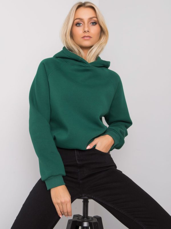Ciemnozielona bluza dresowa Nicole