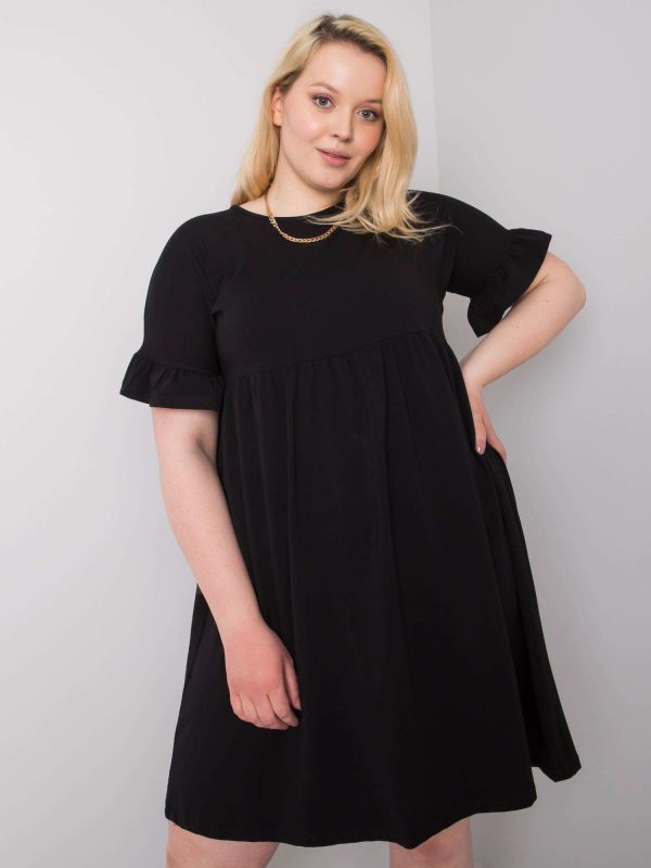 Czarna sukienka plus size Chiara