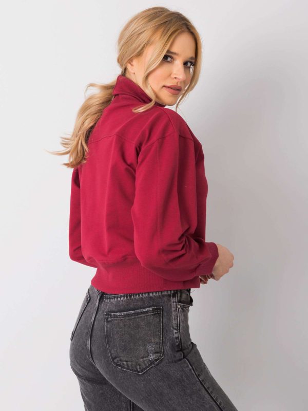 Bordowa bluza Vivian